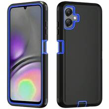 Durable Shockproof Protective Case For Phones - Black/Blue, Heavy-Duty Dual-LayercShock-Absorbing Protective Shell, With Port Dust-Proof And Scratch-Resistant, Compatible With IPhone Series, Unisex, Everyday Use - Black Blue - View 69