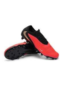 Nike Men's PHANTOM 6 LOW PRO AG-PRO Football Shoes, Artificial Grass Specific Match & Training Turf HQ2317-600 - Black/Gray - View 9