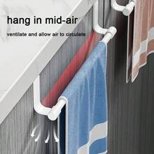 1/2pcs 23cm/9.06in Single Bar Towel Rack, Plastic Material, Cabinet Door Mounted, Towel Hanging Bar Cabinet Door Back Rack, Dishcloth Rack, Utensil Rack, No Drilling Towel Bar, Kitchen Storage Rack, Kitchen Supplies, Storage Rack, Hanging Rack, Kitchen Tools, Kitchen Organizer, Kitchen Gadgets - A - View 6