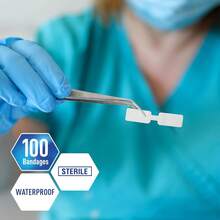 1 Box - 10/30/50/100pcs Wound Closure Strips, Reduce Wound Size, Seamless Adhesive Tape, Butterfly-Shaped Wound Closure Strips, Suitable For Home, Outdoor Travel, Climbing, Etc., Fit For First Aid Kit - View 7