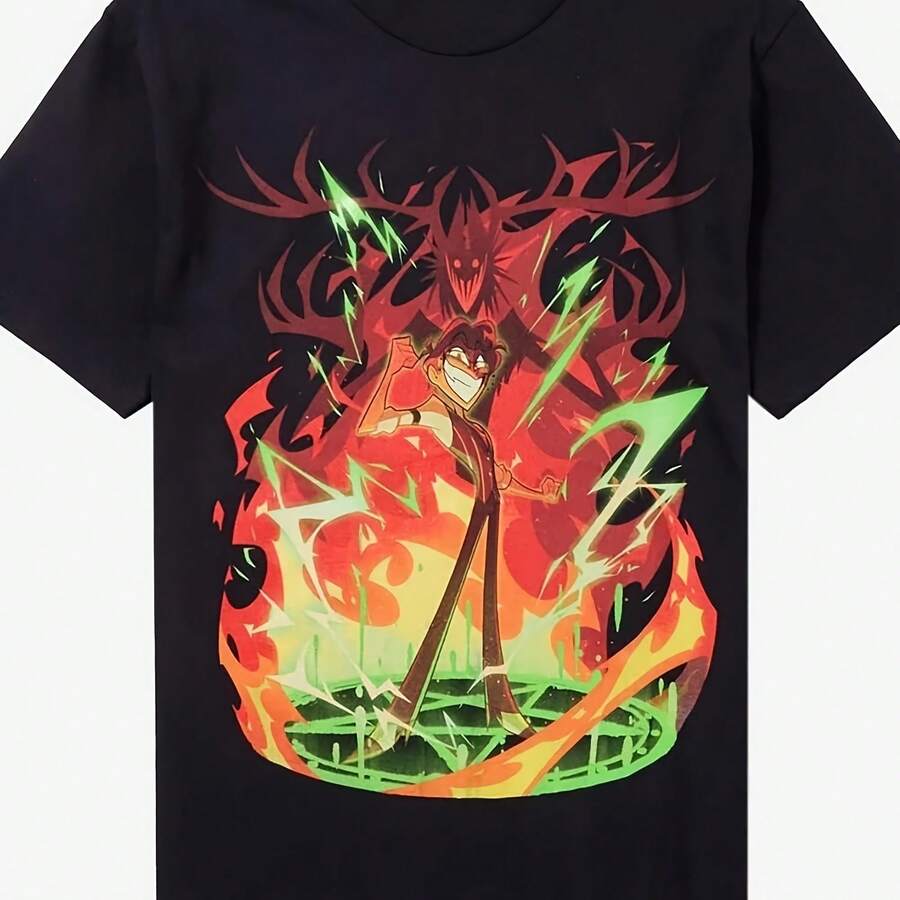 Role-Playing Game T-Shirt With A Round Neck And Casual Style Suitable For Both Men And Women In Casual Sports. - 款式 - 查看 1