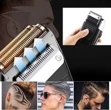 Kemei KM-2026 Men's Electric Shaver With Pop-Up Trimmer, Perfect For Shaving Hair And Face | Rechargeable Electric Shaver, 120-Minute Battery Life, With LED Display, Suitable For Both Wet And Dry Use - Black - View 8