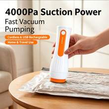 Two-In-One Vacuum Pump, Which Has Both Vacuuming And Inflating Functions, Is Suitable For Vacuum Packaging, Clothing Storage, Such As Swimming Rings, Outdoor Inflatable Sleeping Pads And Inflatable Toys. Camping. Summer.Autumn & Winter - Multicolor - View 4
