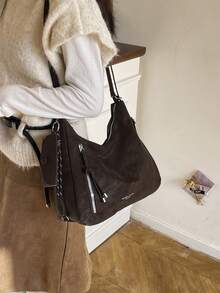 A Fashionable Women's Crossbody Bag With A Modern And Multifunctional Design, Suitable For Casual Wear, Classic Appearance For Daily Use, Released In 2026. - Coffee - View 6