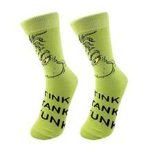 The Grinch 1 Pasang Kaos Kaki Natal; Perlengkapan Kostum Kreatif Kartun, Perlengkapan Foto, Hadiah Natal; Hadiah Pesta - MultiWarna - View 15