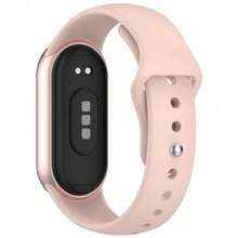 Breathable Silicone Strap Compatible With Xiaomi Band 11/10/9/8 Solid Color Reverse Buckle Durable Comfortable Fitness Tracker Replacement Band High Elasticity - Multicolor - View 9