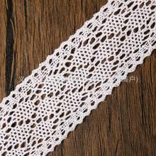 4.2cm Beige Lace Trim, Cotton Crochet Lace, Suitable For Sewing Crafts, Gift Wrapping, Wedding Dress Applique Decoration And Other Uses, Fabric For Sewing, Halloween Craft Materials, Ribbon Fabric, Craft Supplies - Multiple Styles - View 13