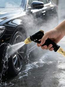 25/150ft Expandable Explosion-Proof Garden Hose With Spray Nozzle, For Home Gardening And Car Cleaning - B - View 11
