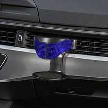 1pc Car Cup Holder, Rhinestone Crystal Car Air Vent Cup Holder, Beverage Cup Holder, Air Vent Ashtray Holder, Storage Rack - Rhinestone Cup Holder - View 10