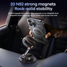 REMAX Universal Car Phone Holder Mount With Strong Suction Cup, 360° Rotation & Adjustable Extendable Arm, Fits 4-7.2 Inch IPhone & Android Phones, Dashboard Windshield Phone Stand For Hands-Free Navigation, Car Accessories & Car Essentials, Car Stuff - Black - View 2