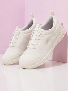 Skechers ULTRA LIGHT Lace-Up Walking Shoes Breathable Mesh Lightweight Soft Sole Casual Sports Shoes - White - View 1