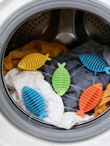 5pcs Washing Machine Lint Remover Balls, Laundry Lint Collection Balls, Can Capture Hair, Dust And Fabric Fibers, Reusable Washing Machine Cleaning Tool, Suitable For Washing Machine And Dryer, Essential Home Laundry Accessory For Clothing Washing And Daily Care - Multi-color - View 1