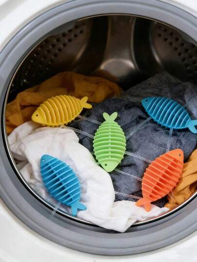5pcs Washing Machine Lint Remover Balls, Laundry Lint Collection Balls, Can Capture Hair, Dust And Fabric Fibers, Reusable Washing Machine Cleaning Tool, Suitable For Washing Machine And Dryer, Essential Home Laundry Accessory For Clothing Washing And Daily Care