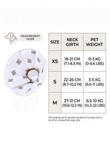 1pc Adjustable Pet Recovery Elizabeth Collar, Waterproof Double-Sided Print, Anti-Lick Anti-Scratch Post-Surgery Protection Collar, Suitable For Cats And Dogs, Cute Cat Supplies - Multicolor - View 8