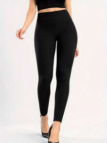 Women's Summer Three Pieces Set: Black Casual Leggings, Stretchy Workout Leggings, And Shaping And Butt-Lifting Yoga Leggings For Home Use - Black - View 6
