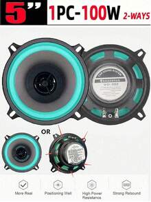 YAIUZGOO 1 buah Speaker Audio Mobil Full-Range 2 Arah 6/5/4 Inci, Subwoofer Super Slim untuk Upgrade. - B - View 12