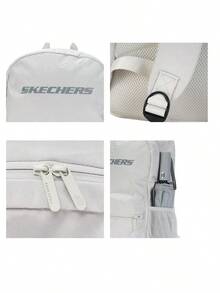 Skechers Unisex Lightweight Outdoor Backpack, 2026 Autumn New Student Commuter Laptop Backpack, Large Capacity L325U089-00MV - White - View 7