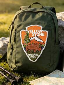 1pc/2pcs/3pcs/4pcs National Park Travel Patch Embroidered Iron On Patch - Multicolor - View 4