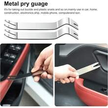 Paving Stone Tool Set, Includes Stainless Steel Paving Stone Extraction Tool, Removal And Lifting Tool For Sunken Bricks, Suitable For Garden, Lawn, Patio And Other Scenes, Replacing Paving Stones, Patio Tiles. - Free Shipping - Applicable Scenes: Birthday Decoration, Christmas Gift, Halloween Gift, Thanksgiving Gift Car Audio Interior Disassembly Tool 6pcs Set Steel Pry Bar, Modification Maintenance Metal Stainless Steel Pry Plate - A - View 10