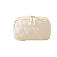 Portable Makeup Bag, Fashionable And Beautiful, Perfect For Travel And Business Trips, Featuring Cute Bow And Storage Function. - Makeup Bag - View 3