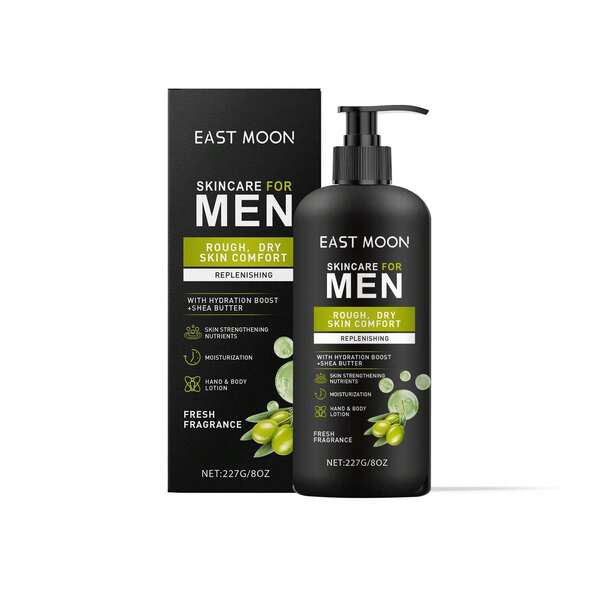 THLP La loción corporal para hombres East Moon Shea Butter mejora la textura de la piel, hidrata y nutre la piel seca.CWWM G9PO