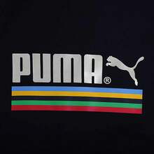Puma Resonance Series Stand Collar Wind-Resistant Comfortable Casual Sports Jacket With Rainbow Print - Black - View 11
