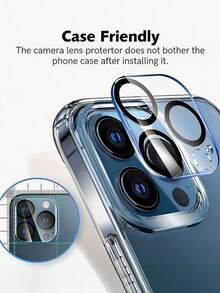 Navigator 5pcs, Compatible With Apple, One-Piece Silk Screen Lens Protector Film, Compatible With IPhone Ultra/18 Promax/18 Pro/18/17 Pro Max/17E/17 Pro/17Air/17/16 Pro Max/16 Pro/16 Plus/16/15 Pro Max/15 Pro/15 Plus/15/14/13/12/11, Acrylic Material, High Definition Transparent, One-Piece Full Coverage Protection, 9H High Hardness, Anti-Scratch, Anti-Fingerprint, Anti-Glare, Water-Resistant, Easy Installation Phone Accessory. - Clear - View 8