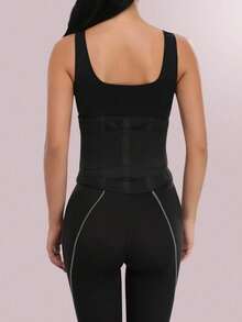 Sweat-Inducing Waist Trimmer For Fitness, Yoga, Running, Neoprene Waist Cincher, Body Shaping Waist Support, Enhanced Abdominal Compression Belt - Multicolor - View 2