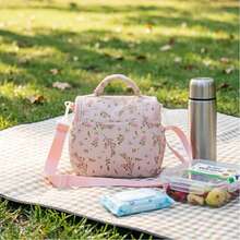 1pc Floral Quilted Children's Handbag, Cute Storage Bag For Girls, Crossbody Bag For Travel And Daily Essentials, Portable Storage Bag, Outdoor Travel Snack Bag - Multicolor - View 3