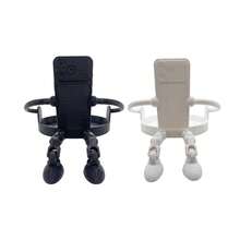 Creative Human-Shaped Toilet Paper Holder, Unique Phone-Holding Pose Toilet Paper Holder With Movable Legs And Fun Sitting Position, Suitable For Bathroom, Bedroom And Living Room Storage And Decoration - Multicolor - View 11