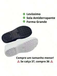 Lançamento: Sapato Hospitalar Unisex EPI de Segurança Leve e Antiderrapante – Enfermeiro Medico Dentista Cozinha Serviço Gerais Chefs - Branco - Visão 4