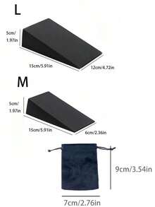 Squat Wedge Blocks Non-Slip Squat Ramp Slant Board For Men Women Lightweight Leg Stretcher Trikonasana Yoga Brick Inclined Footrests For Squat Training Calf Stretching Physical Relaxation Weightlifting Exercises Home Gym Equipment Fitness - Multicolor - View 11