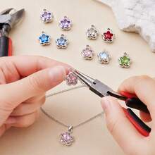 5/10pcs Five Pointed Star Rhinestone Charms Faceted Crystal Star Pendant Charms For DIY Bracelet Necklace Earring Jewelry Making Findings - Multicolor - View 6