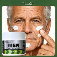 MELAO 男士多效面霜 50g/1.76oz，男士全效保濕臉部與身體霜，滋養補水日常護膚霜 - 50g - 查看 1