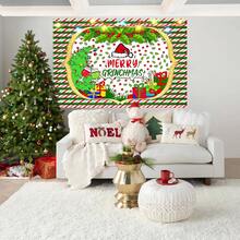 The Grinch Authorize Merry Christmas Children's Party Award Scene Birthday Party Background Banner. Christmas Themed Wall Decoration. Photo Background Garden Decor Outdoor. Ideal Choice For Celebration Events, Room Decoration, And Display Props - Multicolor - View 6