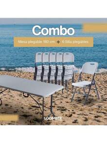 Folding Tables & Chairs - White - View 2