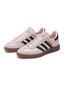 Adidas Women's HANDBALL SPEZIAL W Pink & Brown Colorblock Retro Sports Outdoor Lightweight Sneakers IH1499 - Light Pink/Aurora Brown - View 8