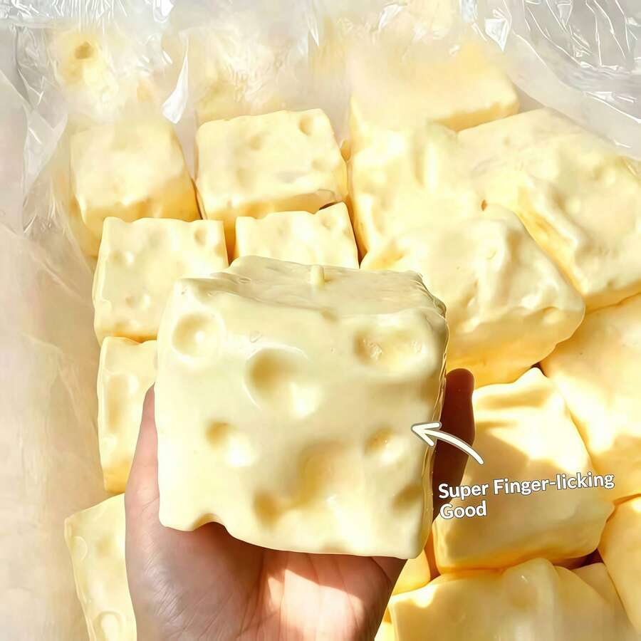 慢回彈擠壓玩具 舒壓感官壓力球 起司造型軟橡膠捏捏球 可塑形 成人感官紓壓玩具 聖誕禮物 - 彩色 - 查看 1