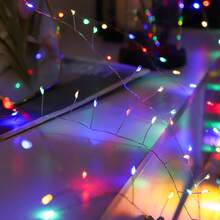 USB Plug-In Firecracker Atmosphere Light, 8 Variable Flashing Modes Waterproof String Lights, Suitable For All Holiday Scene Decorations - Bronze - View 7