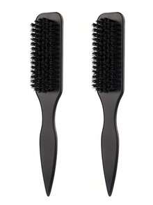 5pcs Leopard Print Tail Comb & Brush Set, Made Of Soft Bristles And ABS Material, Can Smoothen Hair, Suitable For Home And Salon Hair Care And Styling, Travel, Detangling - Multicolor - View 44