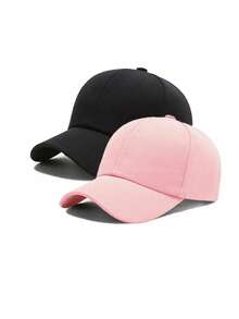 1/2pcs Unisex Baseball Cap, UV Protection Adjustable Sun Hat, Suitable For Date Night, Street Style, Gift, Outdoor Activities, Casual Wear - Multicolor - View 18