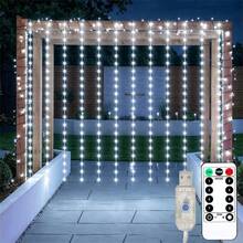 LED Curtain Lights, 8-Function Remote Control, USB Powered, Perfect For Valentine's Day, New Year, Ramadan, Wedding And Holiday Party Decoration Christmas String Lights - USB Curtain Light Strings - View 25