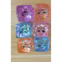 1 buah Mainan Kubus Squishy Halloween untuk Meredakan Stres, Mainan Gelisah Lembut dan Tidak Lengket (Model dan Warna Acak) - MultiWarna - View 7