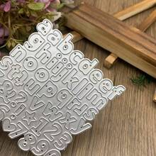 English Letter Cutting Die, Letter Embossing Template For Card Making, Card Scrapbooking Paper Craft Photo Album Stamp DIY Decoration - XM005-1 - View 6