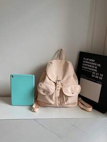 Mochila Casual Nueva 2024 de Gran Capacidad, Mochila de Viaje Multifuncional de Moda, Mochila Estudiantil - Rosa - Ver 4