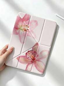 Casing Pelindung Tablet Lipat Berbentuk Y, Kompatibel dengan iPad Mini 6/7/9.7/10.2/10.5/10.9/12.9/Pro 11 (Generasi ke-10), Penyangga yang Dapat Diatur Sudutnya, Kompatibel dengan iPad Air 11 Inci (M2) - 2024, Air 11 Inci (M3) 2025, Slot Pensil Terintegrasi, Penutup Belakang Transparan, Perlindungan Anti Guncangan, Fungsi Bangun/Tidur Otomatis - MultiWarna - View 9