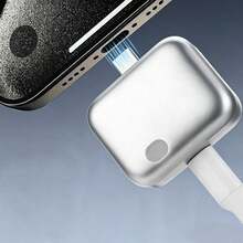 Smart Automatic Power-Off Charger Mechanical Ejector, Real Physical Disconnection, Fully Automatic Separation After Charging, Overcharge Protection Device - Silver - View 3