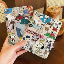 SNOOPY 護照夾，簡約卡通護照夾，多格護照、鈔票與銀行卡收納包，多功能旅行便攜卡夾，旅行便攜可愛卡套文件夾保護套，多款卡通護照夾功能卡旅行便攜收納 - 彩色 - 查看 20