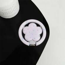 1 Buah Dudukan Ponsel Magnetik MagSafe Motif Bunga Tulip Pita Segar, Dapat Dilipat, Penyangga Adsorpsi, Casing Ponsel Magnetik Universal - MultiWarna - View 6