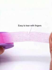 YGirlash Grosir Pita Bulu Mata Silikon Non-Woven, Bernapas, Rendah Alergi, Dasar Ungu, Cocok untuk Ekstensi Bulu Mata - Purple - View 4